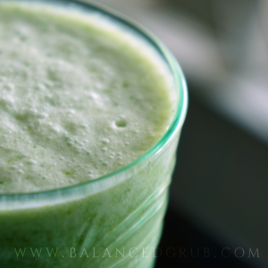 Green Smoothie in Glass
